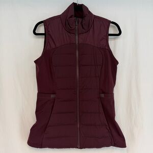 Lululemon Athletica Maroon Puffer Vest